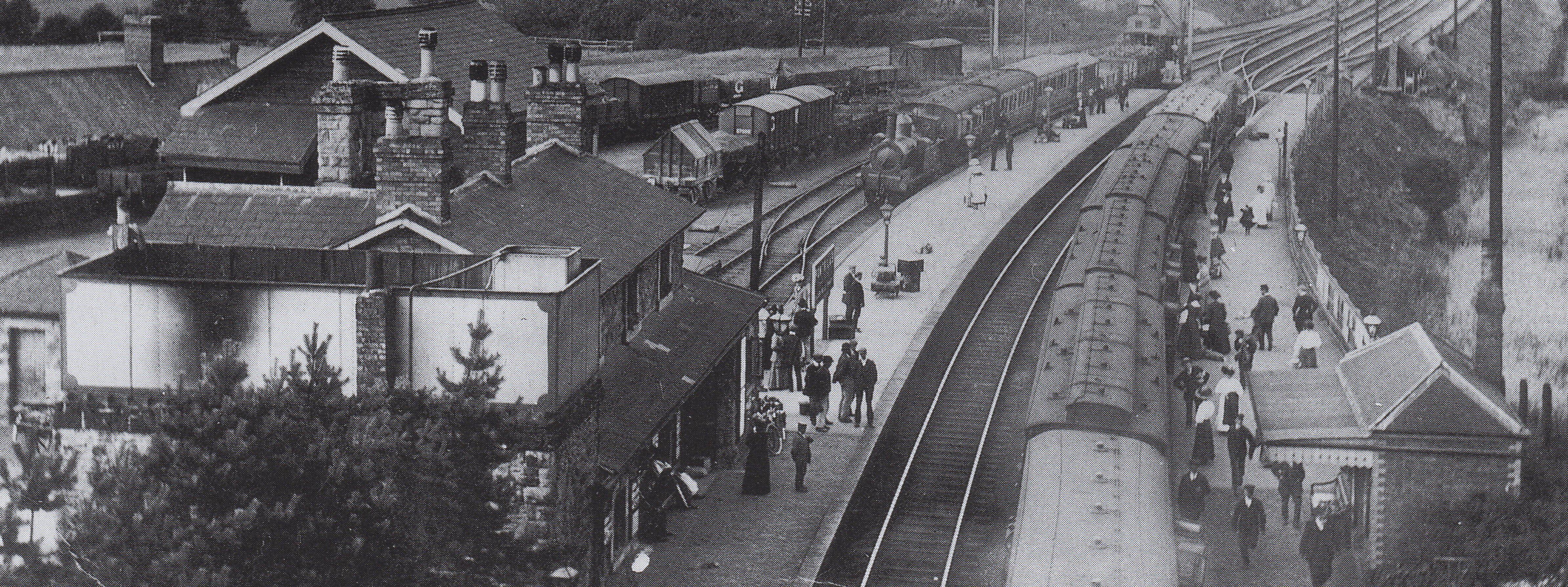 Pontrilas Station at the turn of the 20th Century